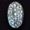 Labradorite stone with Floral engraving 66,84 Ct.