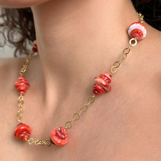 Collier with Conchiglia Spiny in Rondella