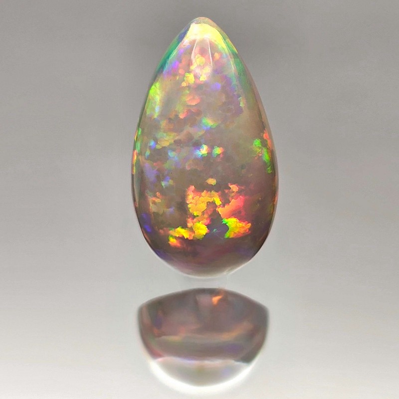 Stone of Opale Etiope Cabochon Goccia 9,49 Ct.