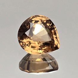 Pietra di Zircone Marrone a Goccia 2,01 Ct.