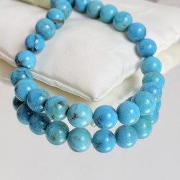 Turquoise Wire with Spherical Matrix Tracks