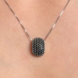 Pendente Schiena D'asino con Pavè di Spinello