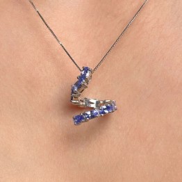 Tanzanite Spiral Pendant