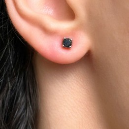 Black Diamond Lobo Earrings