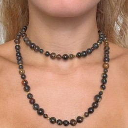 Collana Lunga di Ambra Birmana