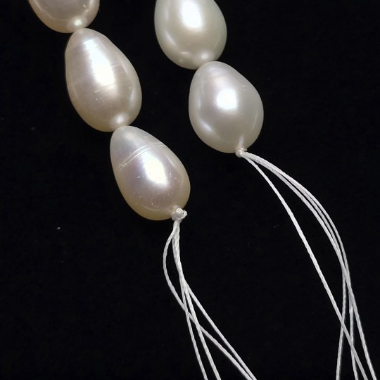Strand of Pearl White pseudogoccia Ø 8/9 mm