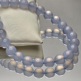 Filo di Calcedonio Azzurro ø 10/10,5 mm