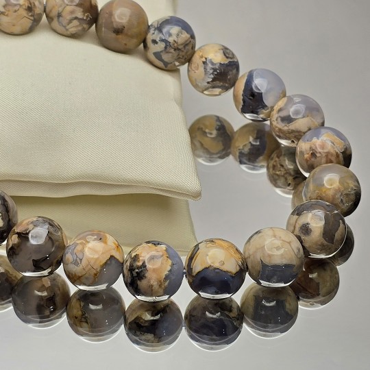 Filo di Calcedonio Azzurro con Matrice ø 14 / 14,5 mm