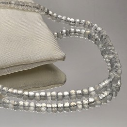 Filo di Pietra di Luna Grigio Chiaro ø 5 / 7,5 mm