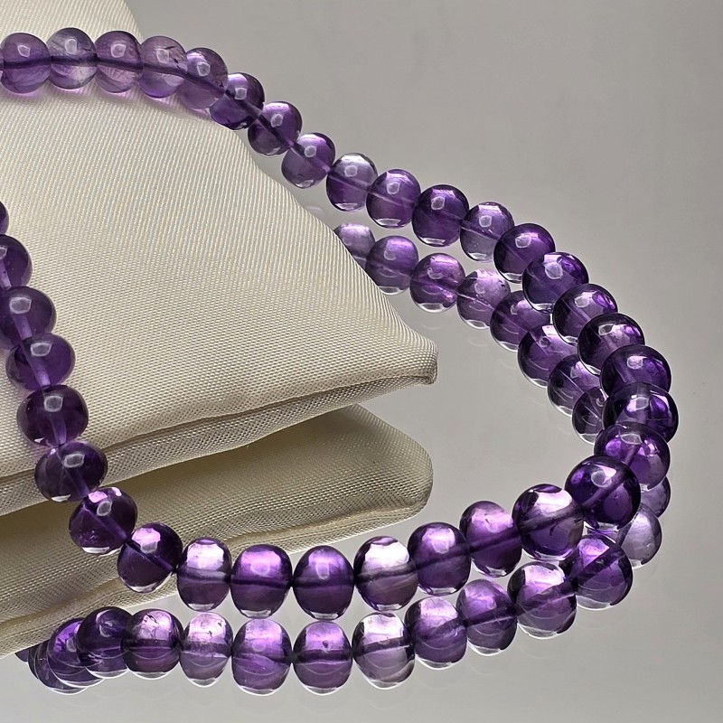Filo di Quarzo Ametista a Rondella ø 6,5 / 8,5 mm