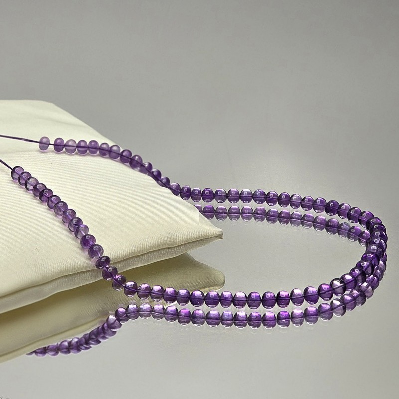 Filo di Quarzo Ametista a Rondella