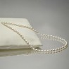Strand of Pearl White ovals Ø 4 / 4.5 mm