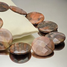 Wire of Diaspro Round Flat Wraped