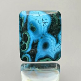 Pietra di Azzurmalachite Rettangolare 56,65 Ct.