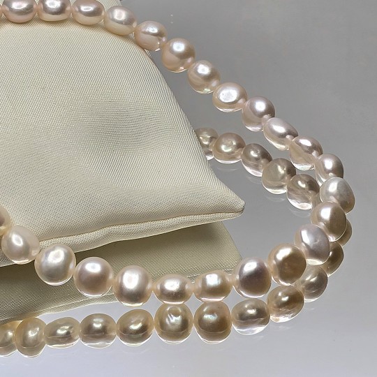 Filo di Perle Rosa Chiaro Barocche ø 9/10 mm