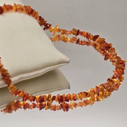 Wire Closed Fire Opal to Chips ø 3.5/7 mm