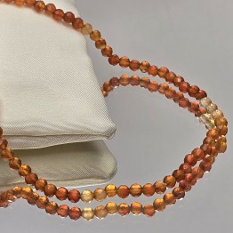 Filo Calcedonio in Fasce di Colore ø 3,5 / 4 mm