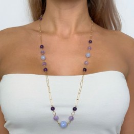 Chanel con Ametista e Calcedonio