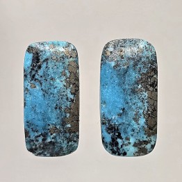 Coppia di Turchese con Inclusioni 22,27 Ct.