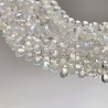 Strand of drum labradorite briolette Ø 3.5 / 4 mm