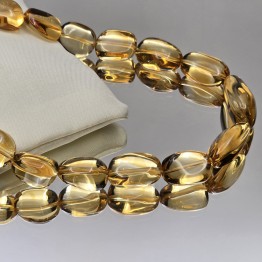 Filo di Quarzo Citrino a Sasso ø 12,5/13,5 mm