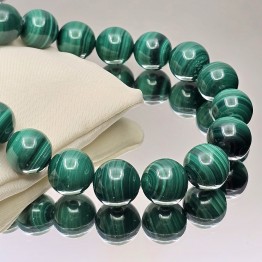 Filo di Malachite Sferica ø 13,5/14 mm