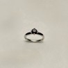 Anello Solitario con Diamante Nero RBC