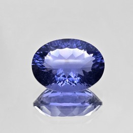Pietra di Fluorite Blu Ovale 20,46 Ct.