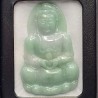 Sculpture with giada engravings with Buddha