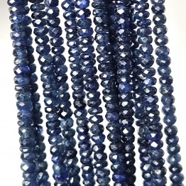 Filo di Zaffiro Blu Scuro a Rondella ø 3/5 mm