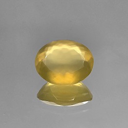 Pietra di Opale di Fuoco Giallo Ovale 5,46 Ct.