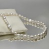 Strand of Pearl Baroque white Ø 10 / 11.5 mm