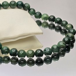 Serpentine Wire with Green Chalcedon