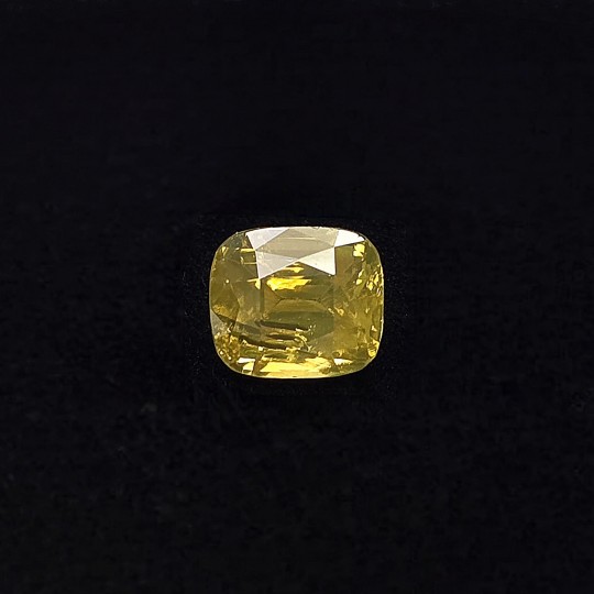 Pietra di Zircone Giallo Rettangolare 3,91 Ct.