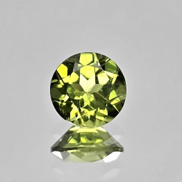 Pietra di Peridoto Rotondo 3,81 Ct.