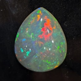 Stone of Opale Etiope Cabochon Goccia Bombata Ct.21,79