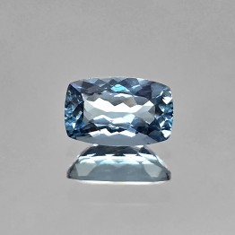 Pietra di Acquamarina Cuscino Rettangolare 1,96 Ct.