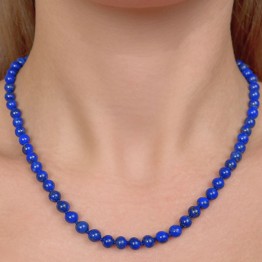 Collana di Lapis Multisfumatura Sferico