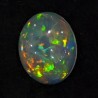 Gemstone of Opal Ethiopian oval cabochon 6.35 ct.