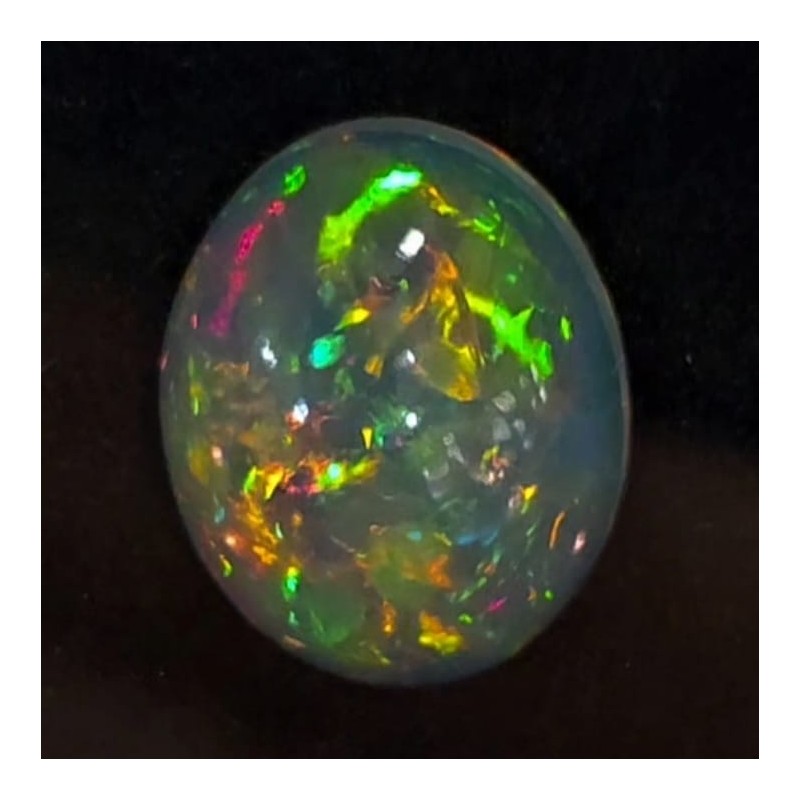 Pietra di Opale Etiope Cabochon Ovale 6,35 Ct.