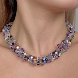 Torchon a 5 Fili di Multipietre Multiforme