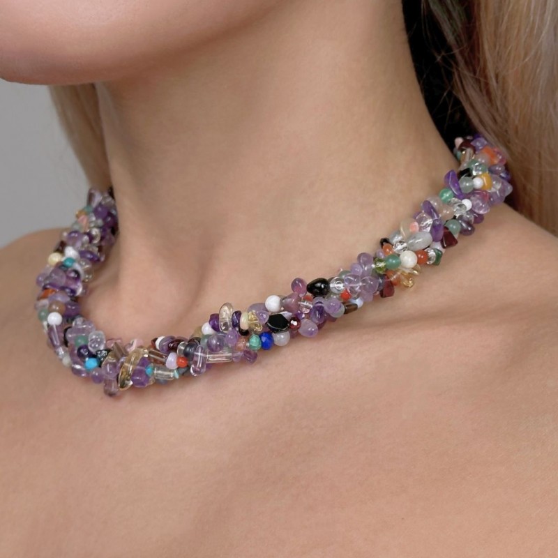 Torchon a 5 Fili di Multipietre Multiforme