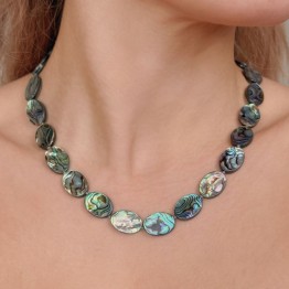 Collana di Madreperla Abalone Ovale