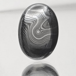 Pietra di Psilomelano Cabochon Ovale 71,41 Ct.