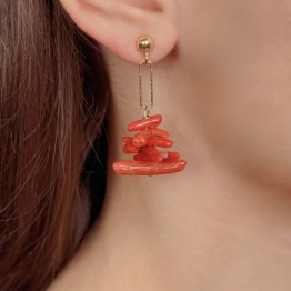 Orecchini con Corallo Rosso a Rametto