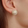 Earrings Pearl Semiround Ø 14.5 / 15 mm