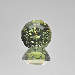 Pietra di Apatite Verde Rotondo Modificato 9,11 Ct.