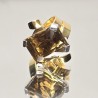 Spiral ring with opononal brandy quartz 24.92 ct.