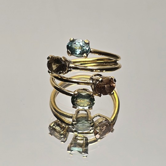 Anello in Bronzo con Tormaline 3,50 Ct.