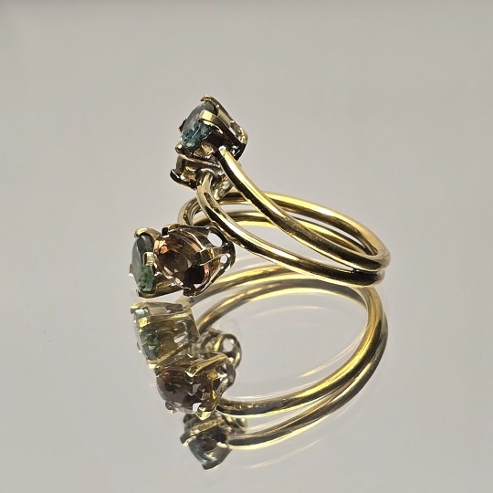 Anello in Bronzo con Tormaline 3,50 Ct.